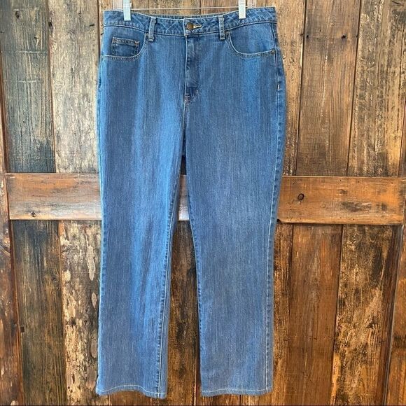 Coldwater Creek Sz 10 Blue Curvy Denim Casual Rustic Cotton Jeans - Picture 3 of 7